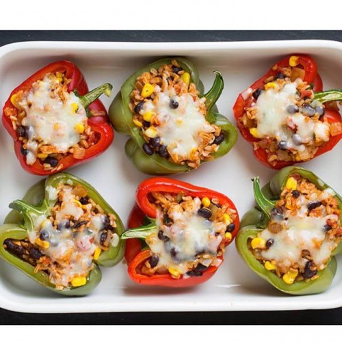 Chicken Fajita Stuffed Peppers