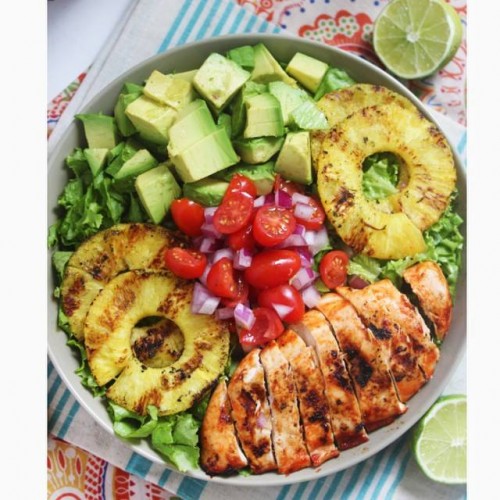 Sriracha Lime Chicken Chopped Salad