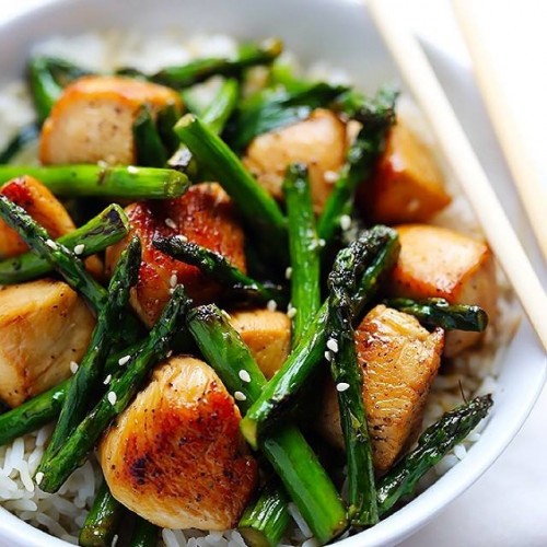 Chicken and Asparagus Stir-Fry