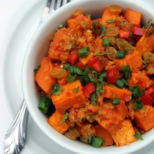 Spicy Sweet Potato Salad