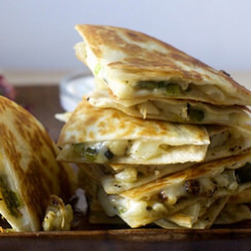 Charred Cauliflower and Hot Pepper Quesadillas