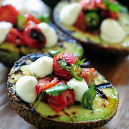 Grilled Stuffed Avocados