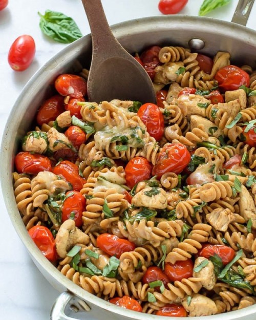 Caprese Chicken Pasta