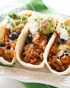 Green Chile Turkey Tacos