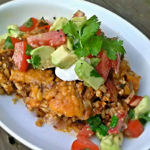 Mexican Brown Rice Casserole