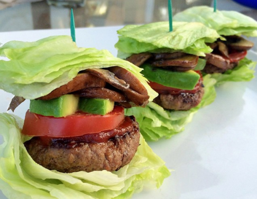 Low-carb and gluten-free sliders
