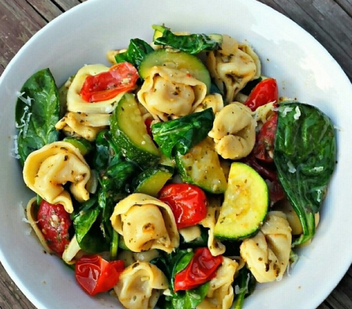 Pesto Tortellini Primavera