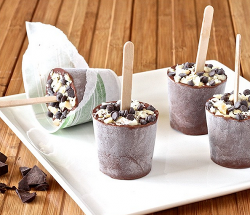 Creamy Chocolate Pudding Pops (paleo, gluten free, dairy free)