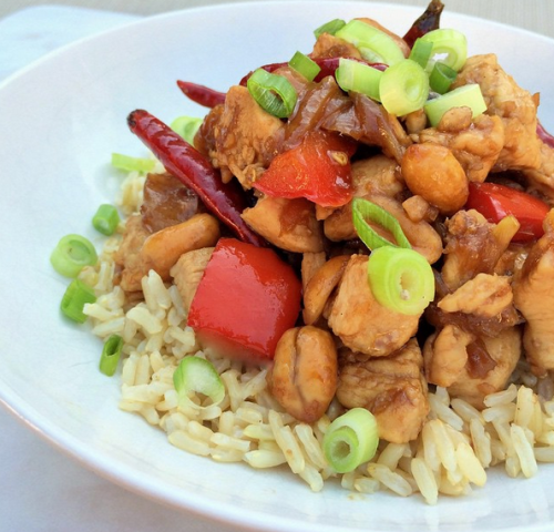 Healthy Kung Pao chicken