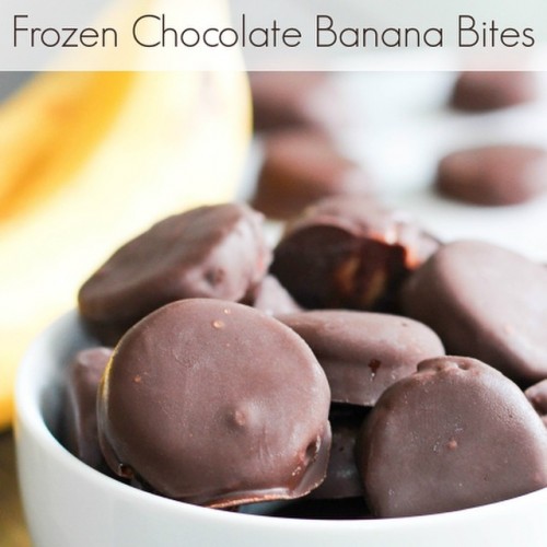 Frozen Chocolate Banana Bites