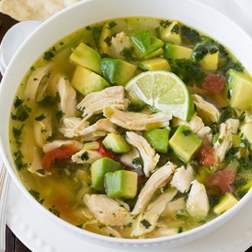 Chicken Avocado Lime Soup