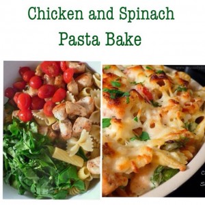 Chicken And Spinach Pasta Bake