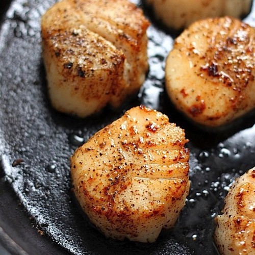 Perfectly Seared Scallops