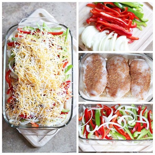 Easy Fajita Chicken Bake Recipe