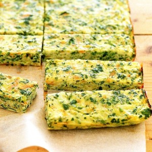 Carrot, Zucchini And Parsnip Frittata Fingers
