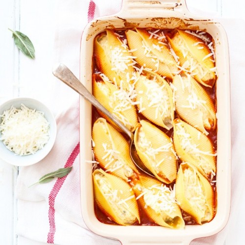 Pumpkin & Ricotta Stuffed Shells