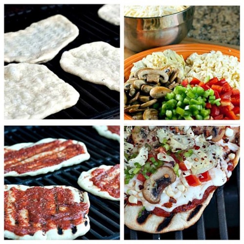 How to make personal pizzas on the grill