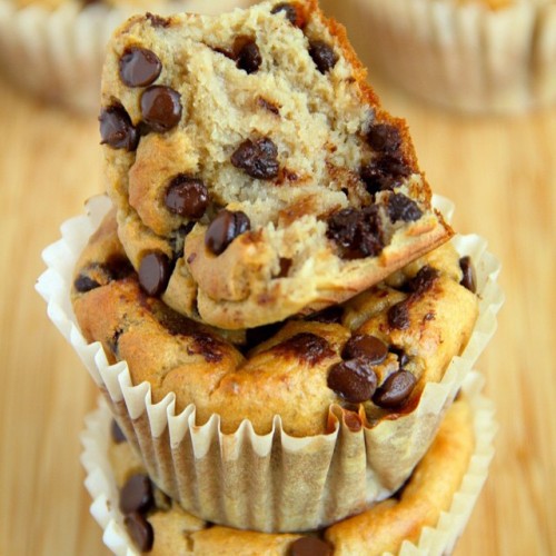 Banana Oat Greek Yogurt Muffins