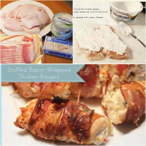 Stuffed Bacon Wrapped Chicken Breasts