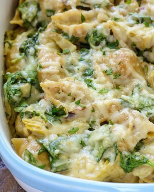 Spinach And Artichoke Mac And Cheese