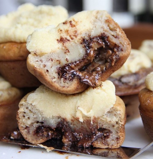 Banana Peanut Butter Cup Muffins