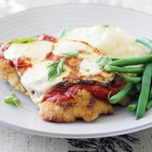 Chicken and eggplant parmigiana