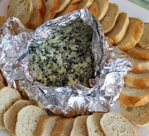 Campfire Spinach Dip