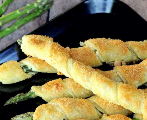 Cream Cheese and Parmesan Asparagus