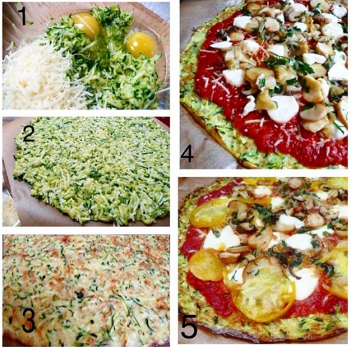 Zucchini Crust Pizza!