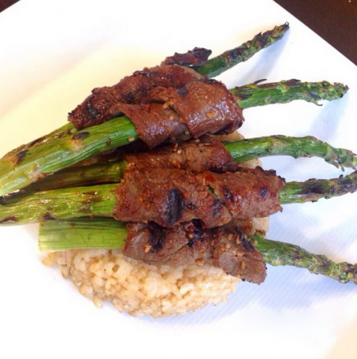 Steak Wrapped Asparagus