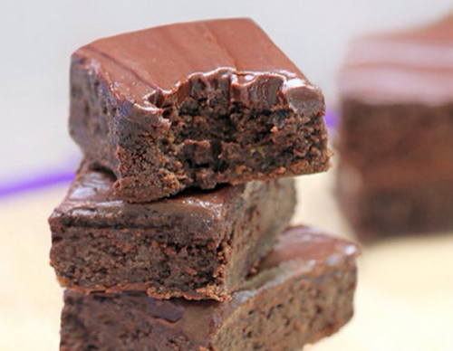 Chocolate Fudge Zucchini Brownies