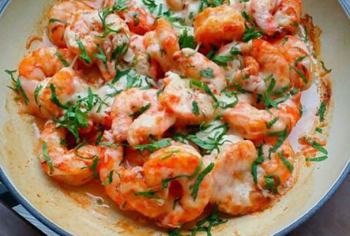 Super Simple Baked Buffalo Shrimp