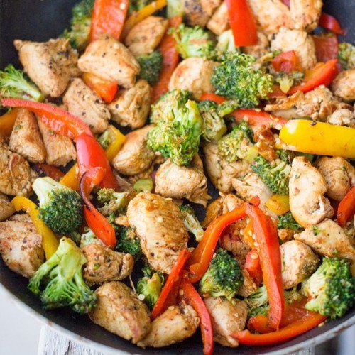 One Pot Paleo Mexican Chicken Stir Fry