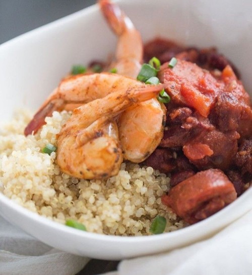 Cajun Shrimp Quinoa Bowl