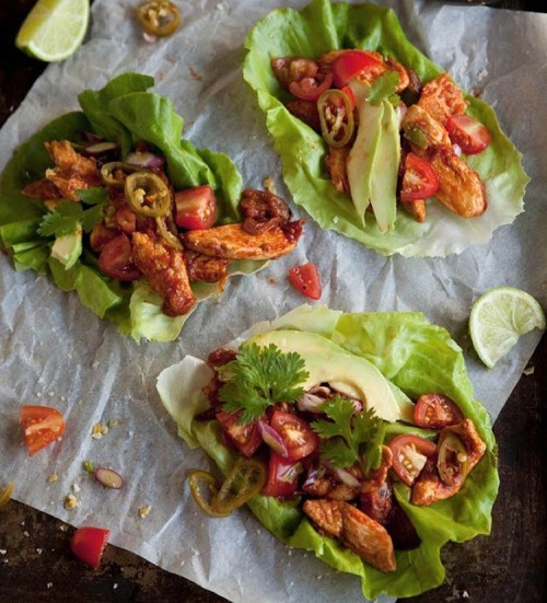 Lettuce Tacos’ with Chipotle Chicken