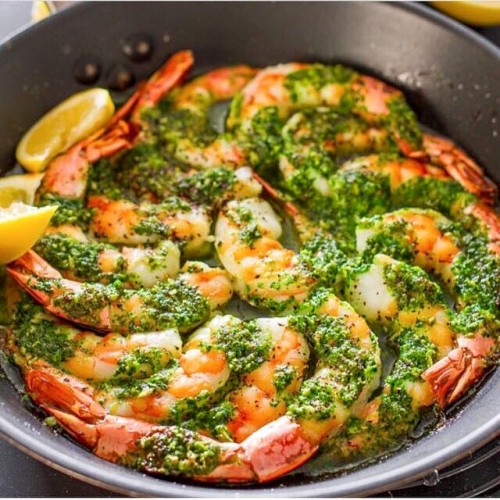 Garlic & Parsley Lemon Shrimp