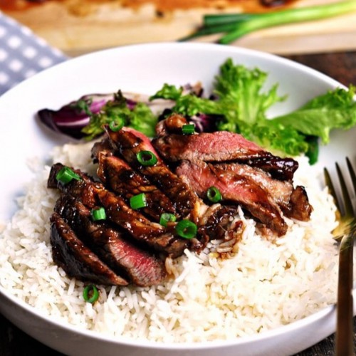 Garlic & Ginger Soy Caramelised Steak