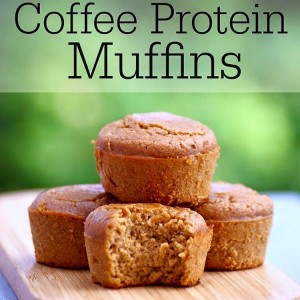 Healthy Coffee Protein Muffins