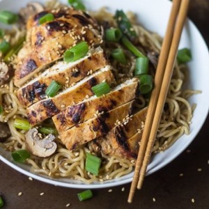Ginger Chicken with Sesame Noodles